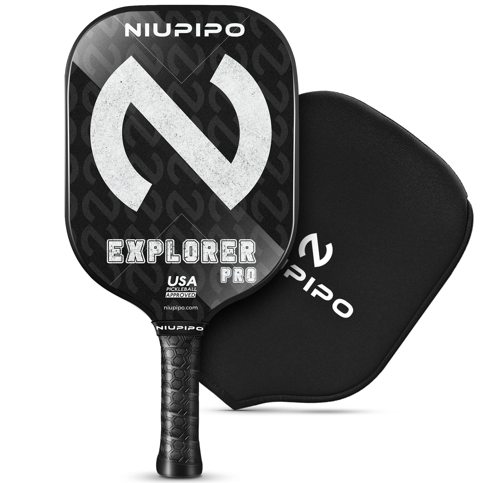 Amazon | Niupipo Explorer Pro ピックルボールパドル - グラファイト